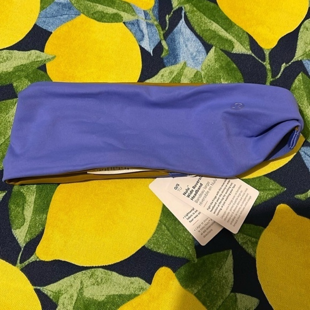 NWT Lululemon Nulu Wide Reversible headband